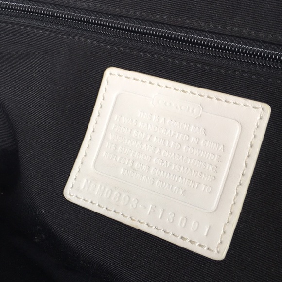 Coach/ Hamilton/ F13091/Pebbled Leather/Satchel/ - Picture 6 of 6